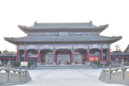 中式古典风格宏伟建筑