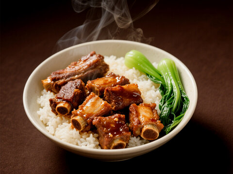 红烧排骨饭