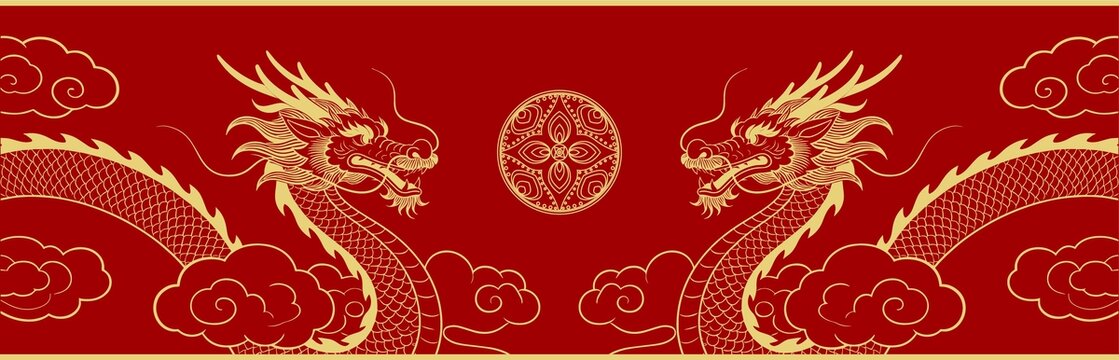 二龙戏珠