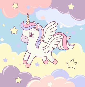 卡通独角兽