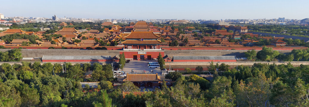 俯瞰故宫壮丽古建筑群