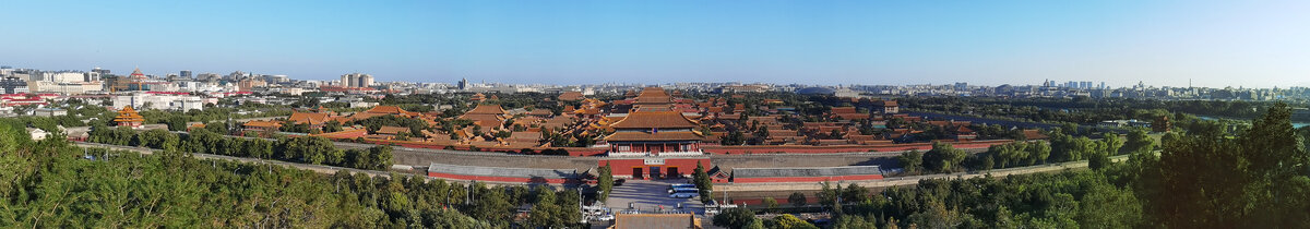 俯瞰故宫全景壮丽风光