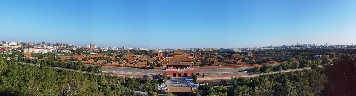 俯瞰故宫壮丽全景