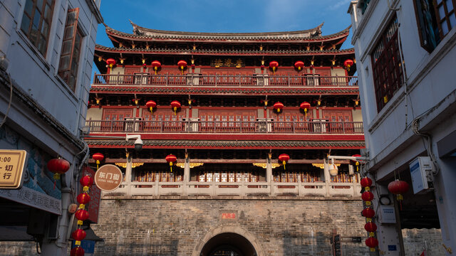 潮州古城广济楼