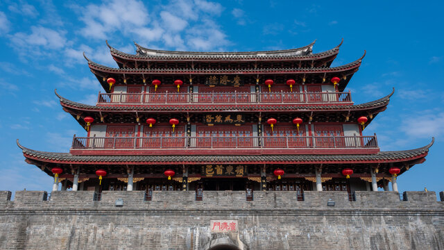 潮州古城广济楼