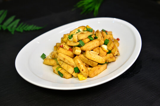 美味香煎豆腐条