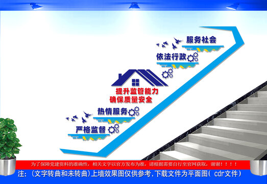 质监局楼道文化墙