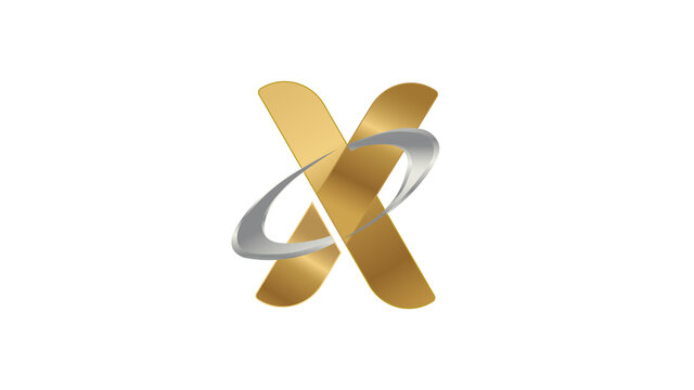X首字母设计logo