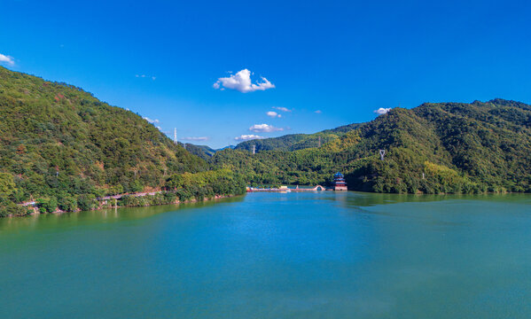 杭州市桐庐县富春江小三峡风光