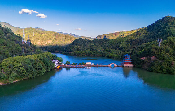 杭州市桐庐县富春江小三峡风光