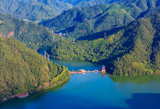 杭州市桐庐县富春江小三峡风光