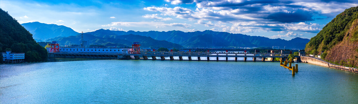 杭州市桐庐县富春江小三峡风光