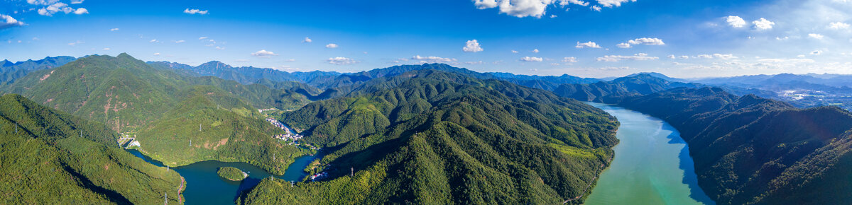 杭州市桐庐县富春江小三峡风光