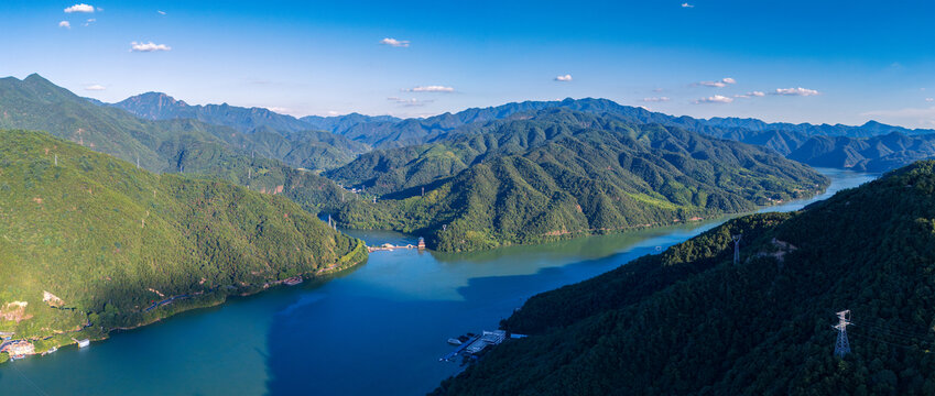 杭州市桐庐县富春江小三峡风光