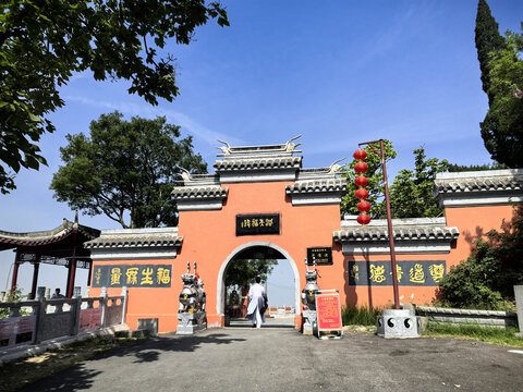 古色古香的中式建筑大门