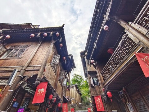 云南省威信县扎西老街木屋