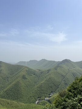 南山竹海的高山