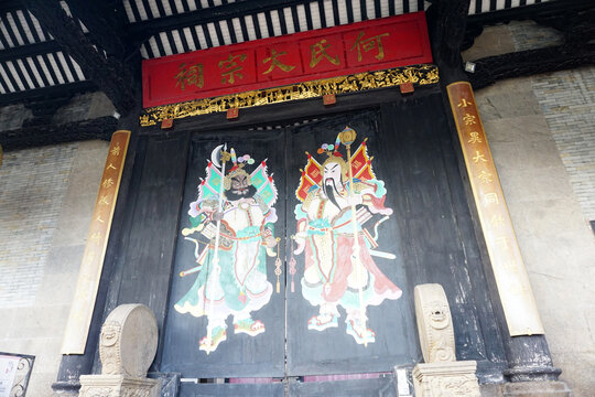 中式大门