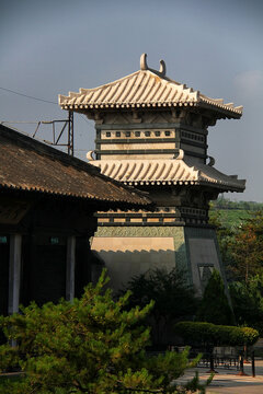 中式古建筑塔楼景致