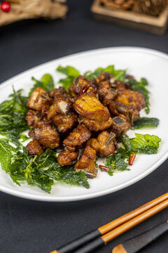 炸排骨