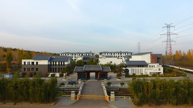 中式建筑群的优雅景致
