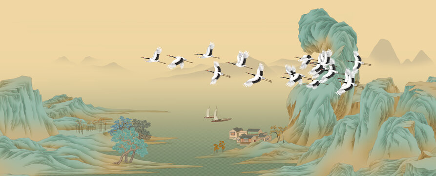青绿山水