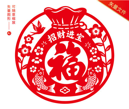 马年玻璃窗花