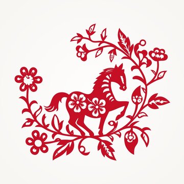 马剪纸