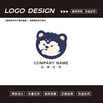 小熊logo标志