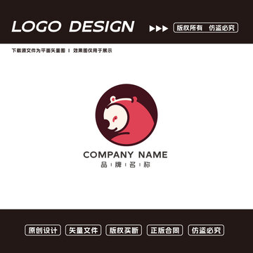 熊logo标志