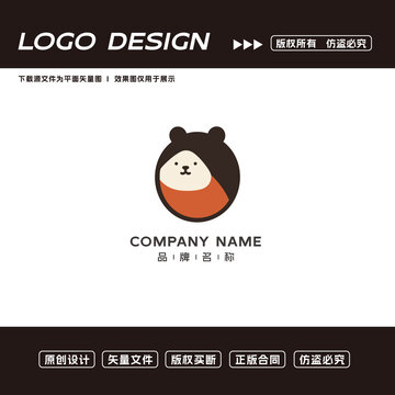 小熊logo标志