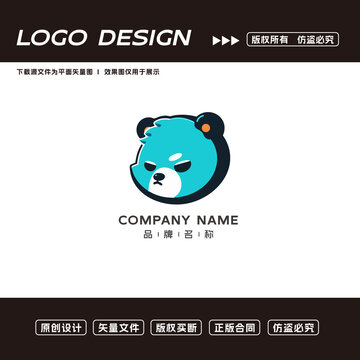 熊logo标志