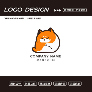 猫logo标志
