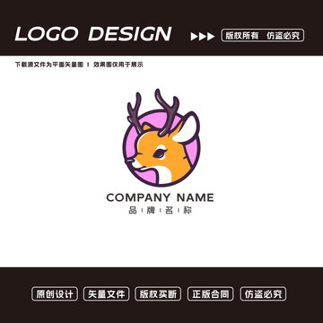 鹿logo标志