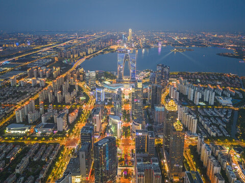 工业园区夜景