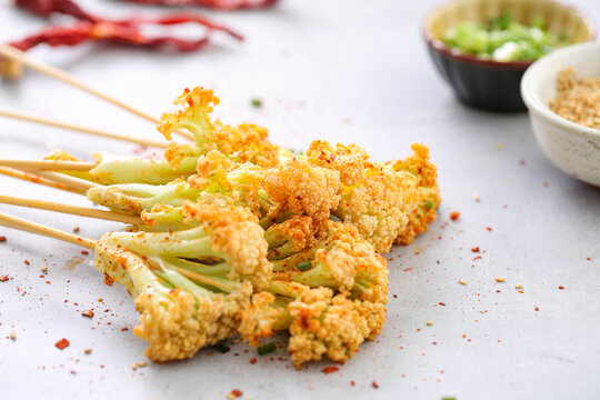 炸串鲜花菜