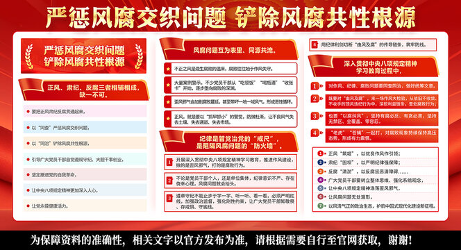 严惩风腐交织问题