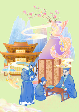 河南平顶山郏县三苏园品茶景区