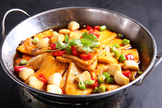 美味干锅千叶豆腐
