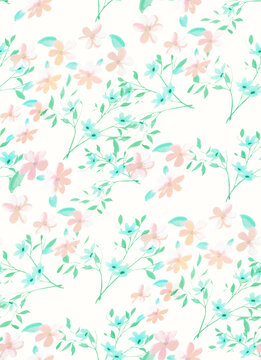 手绘花