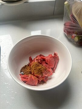 腌制牛肉