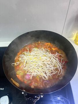 家庭版牛肉炒刀削