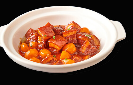 板栗红烧肉