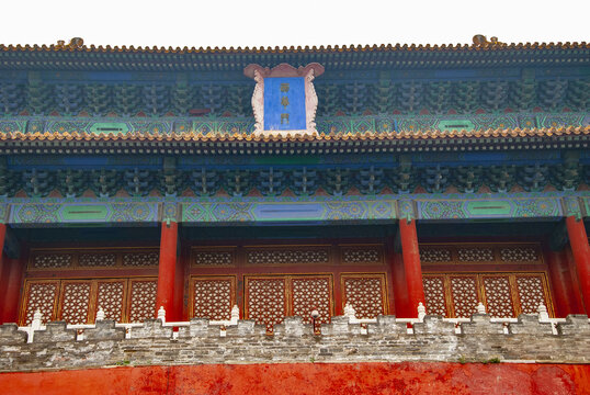 古典中式宫殿建筑局部