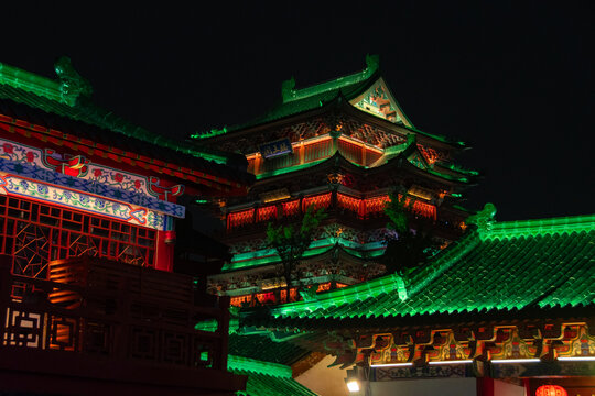 南昌滕王阁夜景