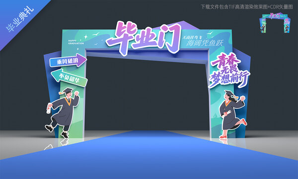 毕业门