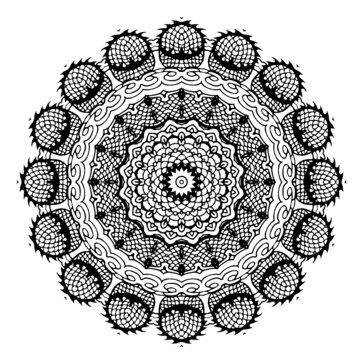 黑白花纹图案
