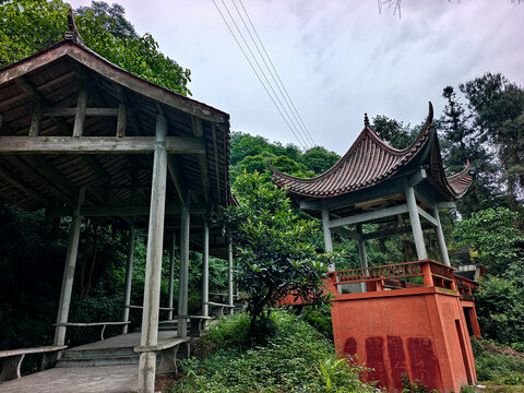 四川省自贡市荣县白云寺亭子