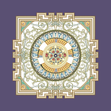 法式花纹