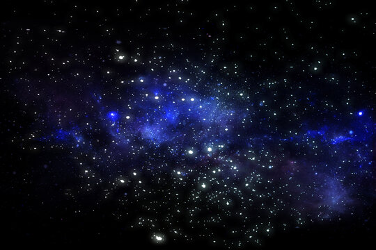 梦幻璀璨的星空宇宙景象